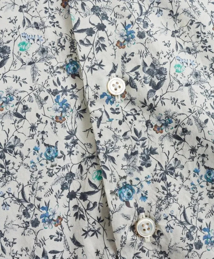 Brooks Brothers Sport Shirts Golden Fleece Regent Fit White Floral Sport Shirt Whiteblue 8211 Men Brooks Brothers Sport Shirts Golden Fleece Regent Fit White Floral Sport Shirt Whiteblue 8211 Men