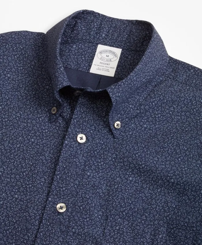 Brooks Brothers Sport Shirts Regent Fit Floral Indigo Sport Shirt Indigo 8211 Men Brooks Brothers Sport Shirts Regent Fit Floral Indigo Sport Shirt Indigo 8211 Men