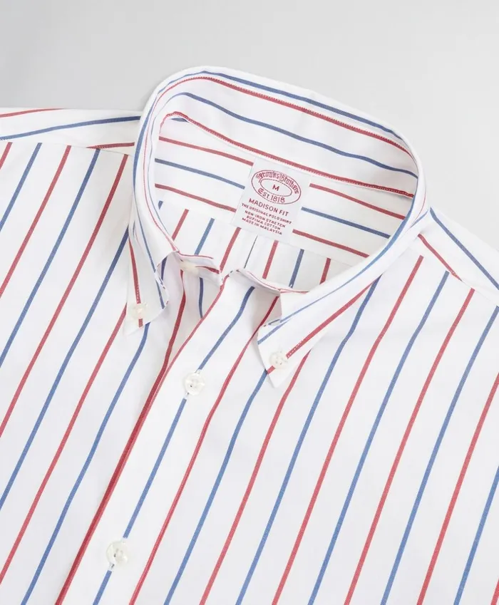 Brooks Brothers Sport Shirts Stretch Madison ClassicFit Sport Shirt NonIron Stripe Whitemulti 8211 Men Brooks Brothers Sport Shirts Stretch Madison ClassicFit Sport Shirt NonIron Stripe Whitemulti 8211 Men