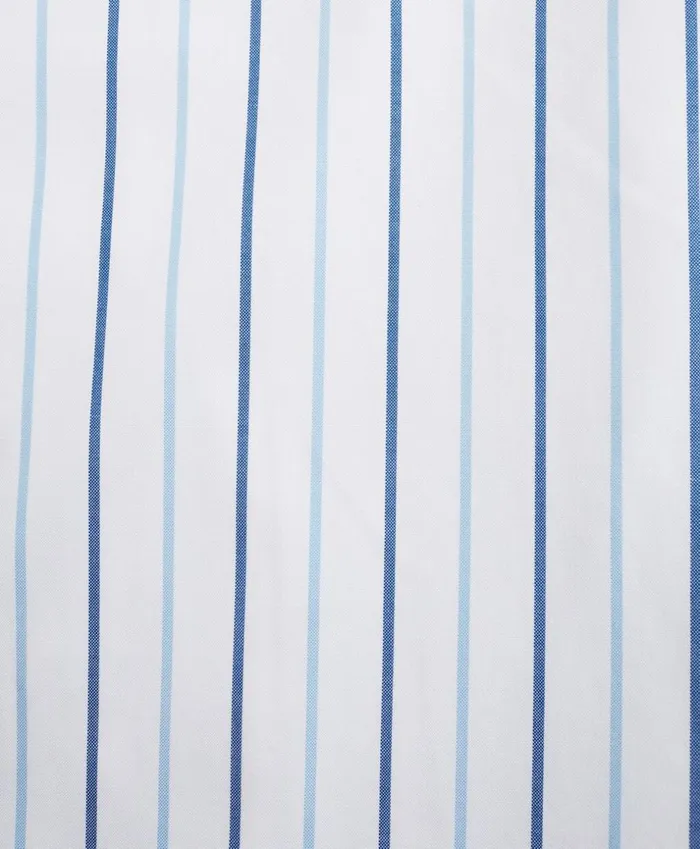 Brooks Brothers Sport Shirts Stretch Milano SlimFit Sport Shirt NonIron Stripe Whiteblue 8211 Men Brooks Brothers Sport Shirts Stretch Milano SlimFit Sport Shirt NonIron Stripe Whiteblue 8211 Men