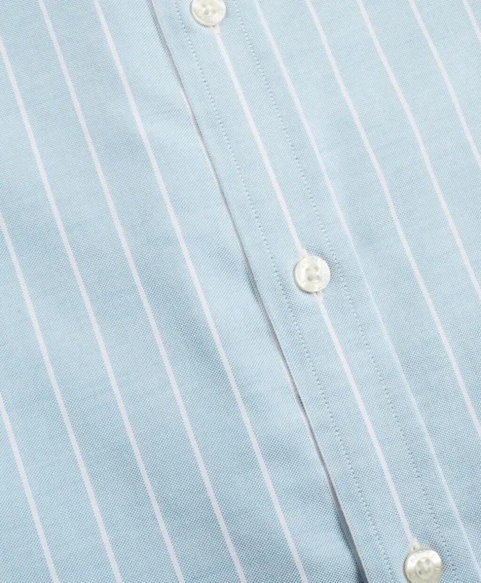 Brooks Brothers Sport Shirts Stretch Regent Fitted Sport Shirt NonIron ShortSleeve Stripe Blue 8211 Men Brooks Brothers Sport Shirts Stretch Regent Fitted Sport Shirt NonIron ShortSleeve Stripe Blue 8211 Men