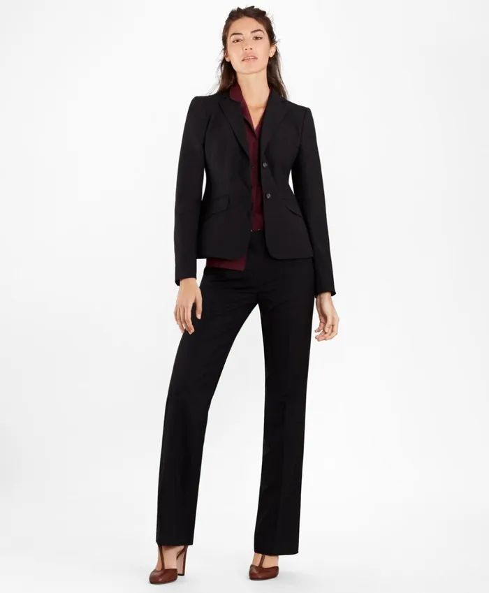 Brooks Brothers Suit Separates Checked BrooksCool Merino Wool Pants Black 8211 Women Brooks Brothers Suit Separates Checked BrooksCool Merino Wool Pants Black 8211 Women