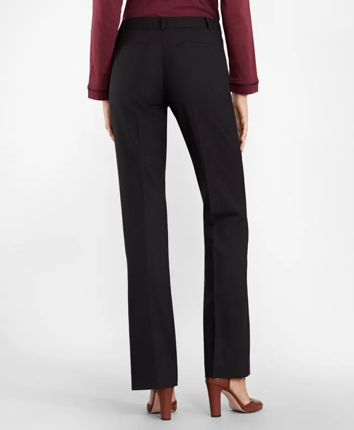 Brooks Brothers Suit Separates Checked BrooksCool Merino Wool Pants Black 8211 Women Brooks Brothers Suit Separates Checked BrooksCool Merino Wool Pants Black 8211 Women