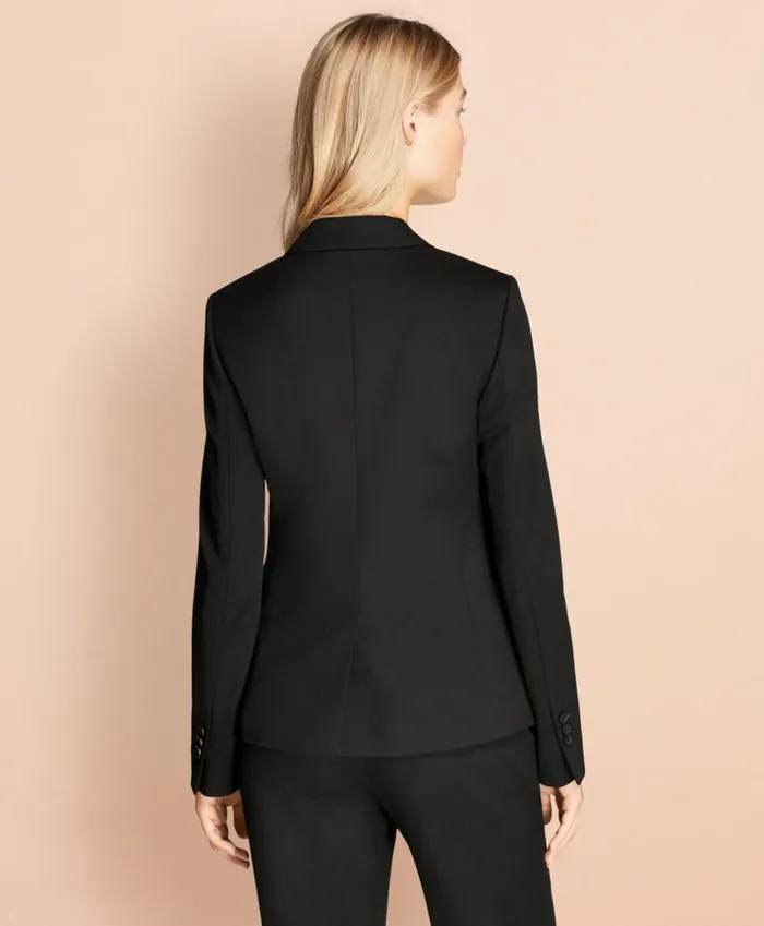Brooks Brothers Suit Separates Stretch Wool OneButton Jacket Black 8211 Women Brooks Brothers Suit Separates Stretch Wool OneButton Jacket Black 8211 Women
