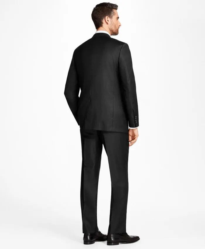 Brooks Brothers Suits Madison Fit Tic 1818 Suit Grey 8211 Men