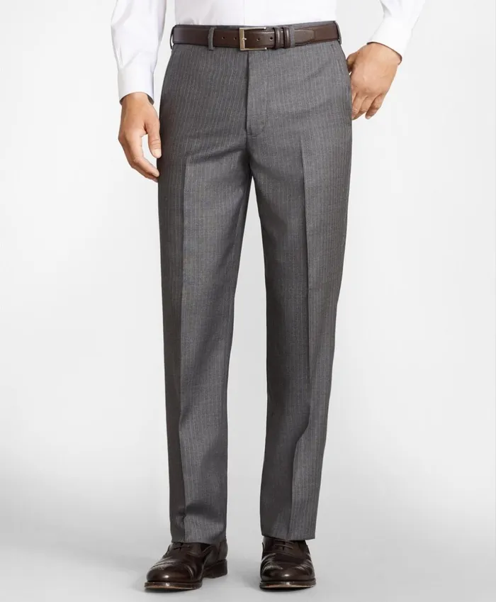 Brooks Brothers Suits Madison Fit TwoButton Stripe 1818 Suit Grey 8211 Men Brooks Brothers Suits Madison Fit TwoButton Stripe 1818 Suit Grey 8211 Men
