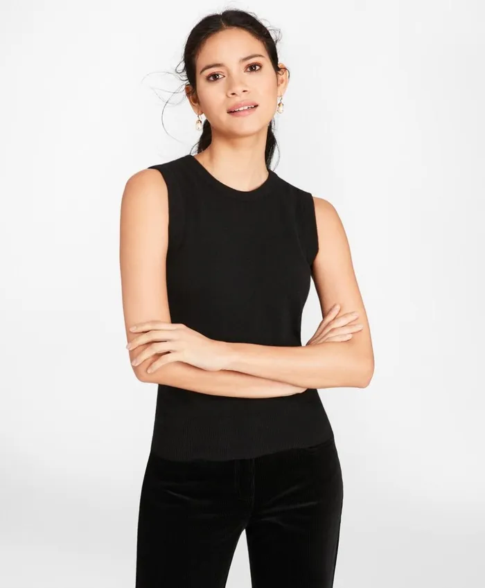 Brooks Brothers Sweaters Cashmere Shell Black 8211 Women