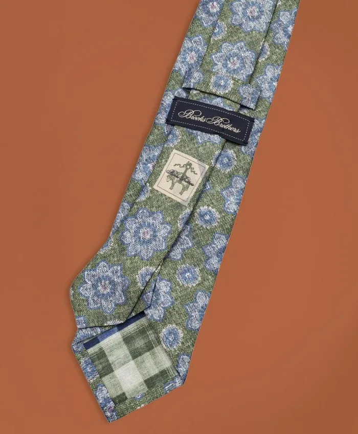 Brooks Brothers Ties Golden Fleece Double Pattern Silk Tie Green 8211 Men Brooks Brothers Ties Golden Fleece Double Pattern Silk Tie Green 8211 Men