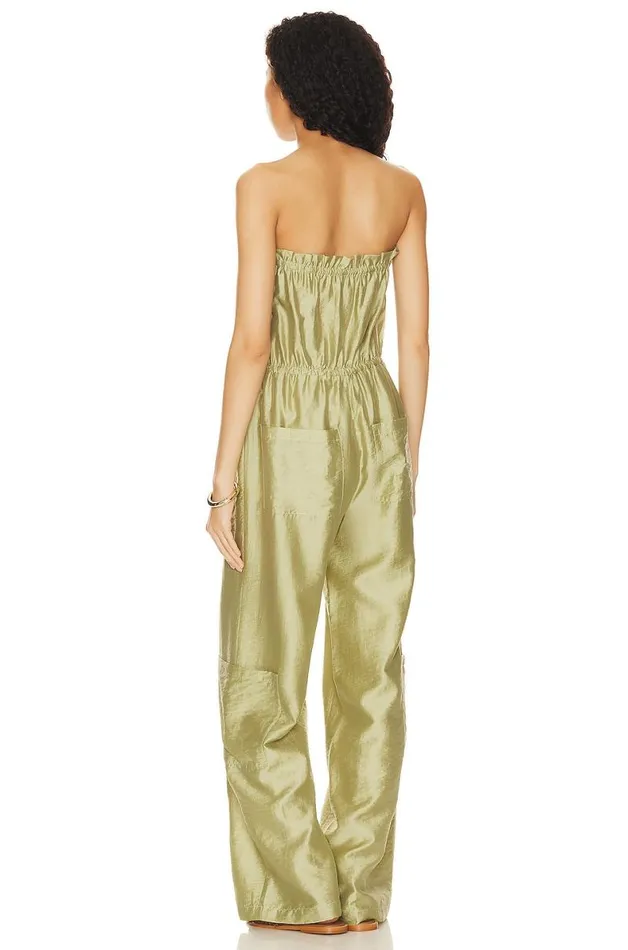 Brynn Jumpsuit Sage Green Women Lovers and Friends Jumpsuits