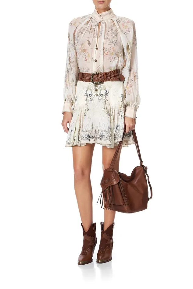 Camilla Bags Women Leather Hobo Tan