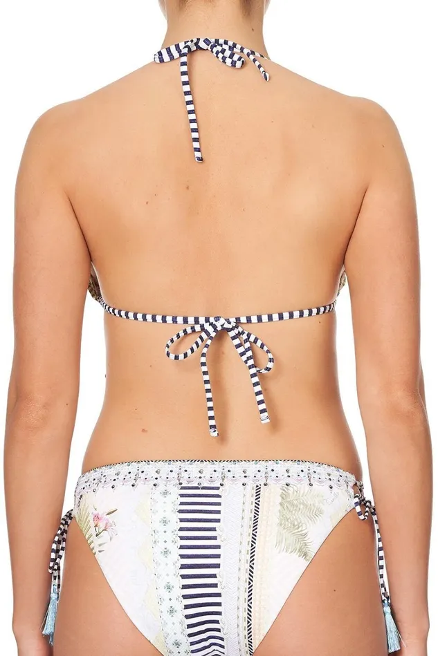 Camilla Bikinis Women Lace Up Slide Tri Halter Beach Shack