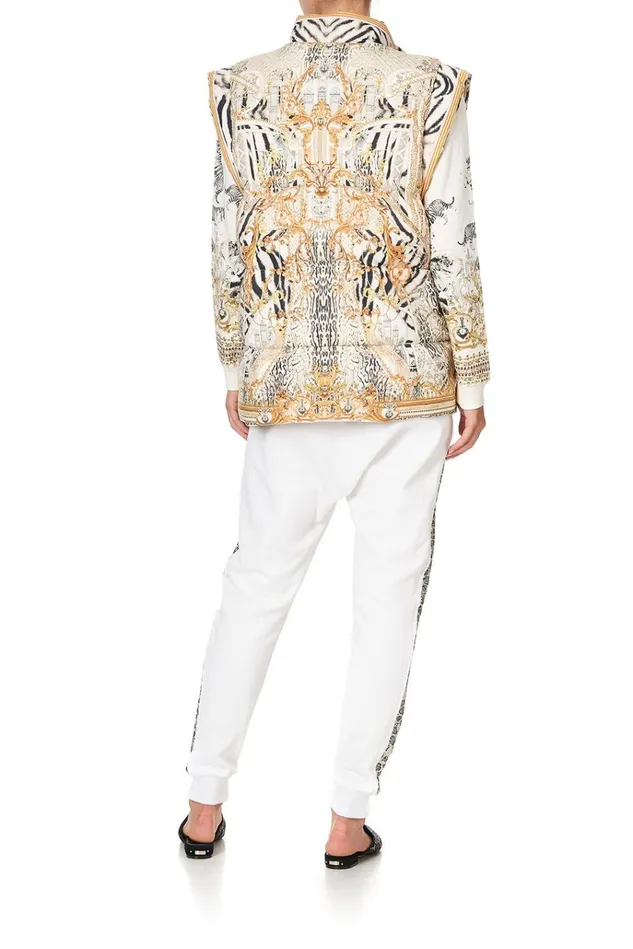 Camilla Jackets Women Oversized Puffer Gilet Gates Of Glory