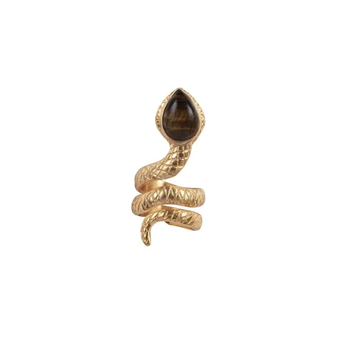 Camilla Jewellery Women Valere Tigers Eye Venom Ring Multi