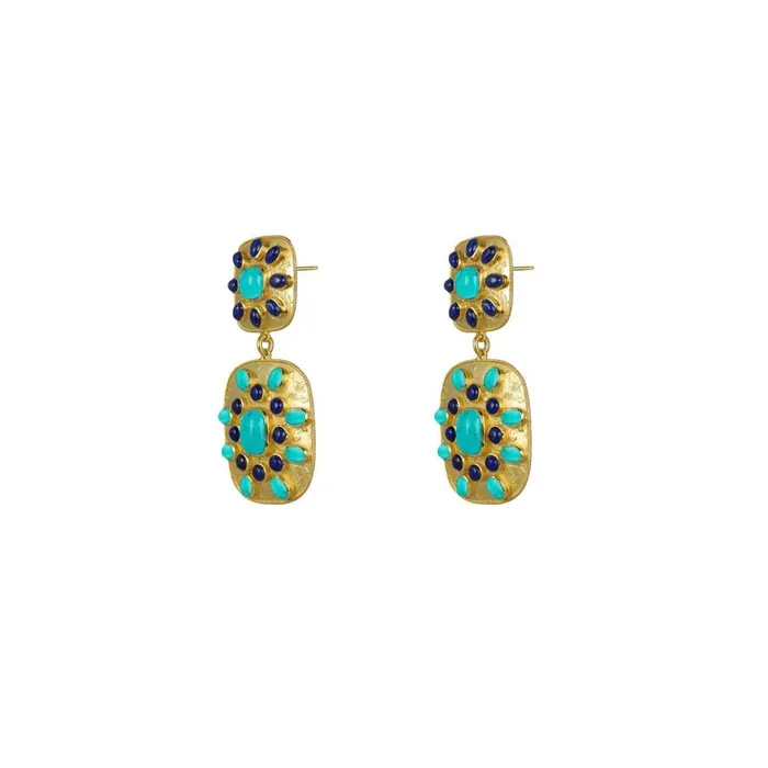 Camilla Jewellery Women Valere Turquoise Cordelia Earrings Multi