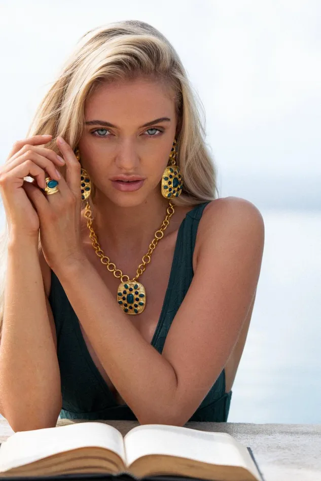 Camilla Jewellery Women Valere Turquoise Cordelia Earrings Multi