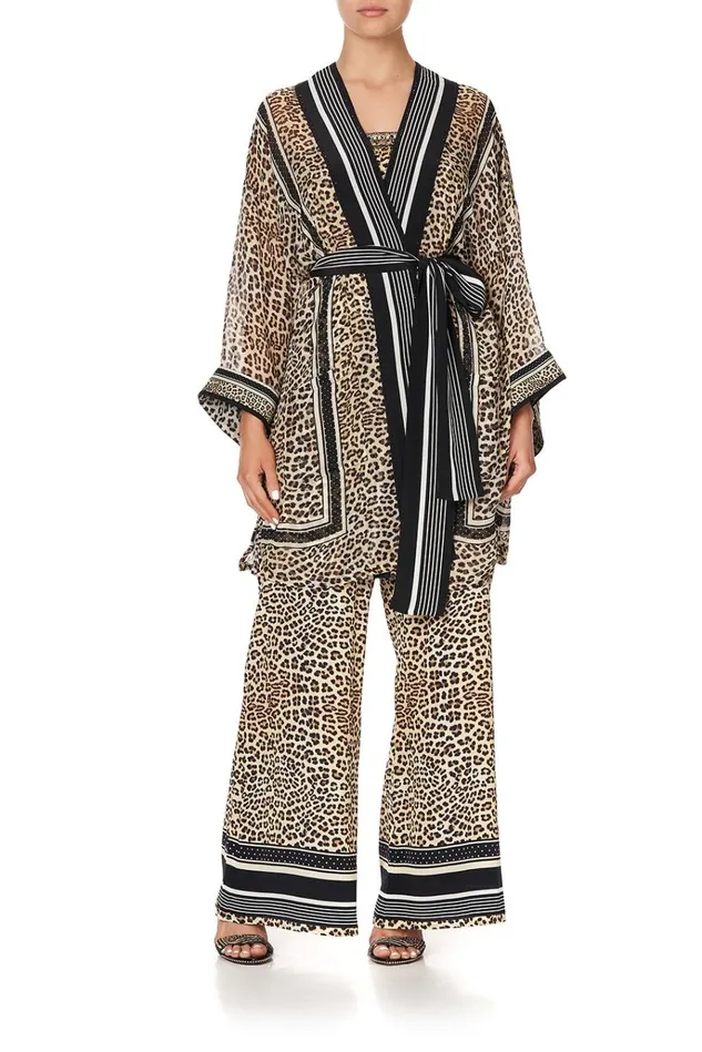 Camilla Kimonos Women Kimono With Tie Belt Sex Kitten