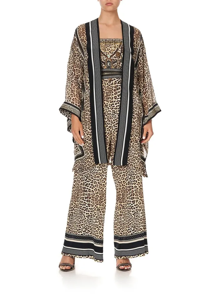 Camilla Kimonos Women Kimono With Tie Belt Sex Kitten
