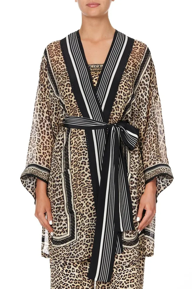 Camilla Kimonos Women Kimono With Tie Belt Sex Kitten