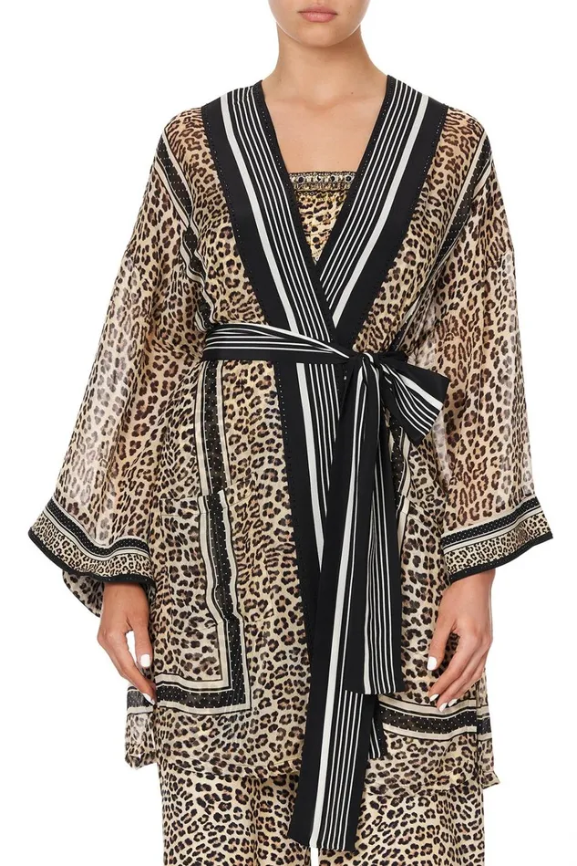 Camilla Kimonos Women Kimono With Tie Belt Sex Kitten