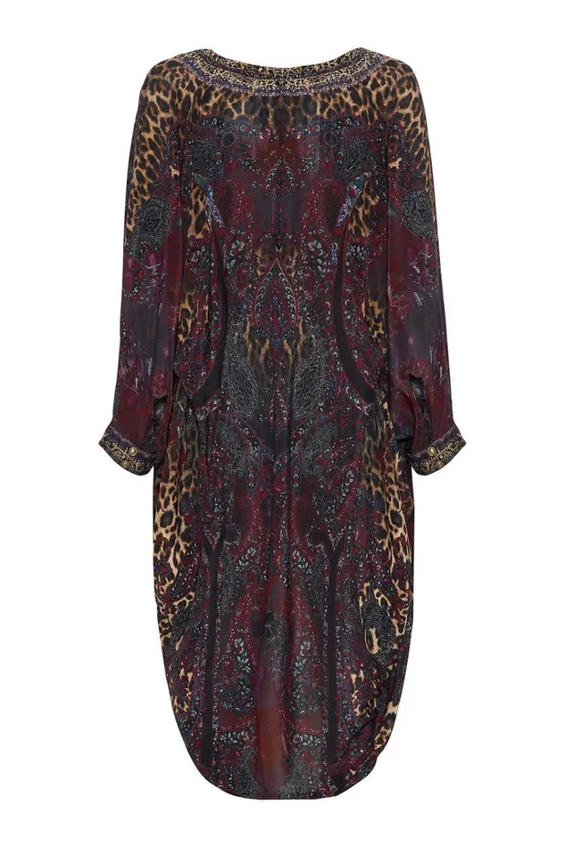 Camilla Mini Dresses Women VNeck Dress With Draped Back The Smoking Lounge