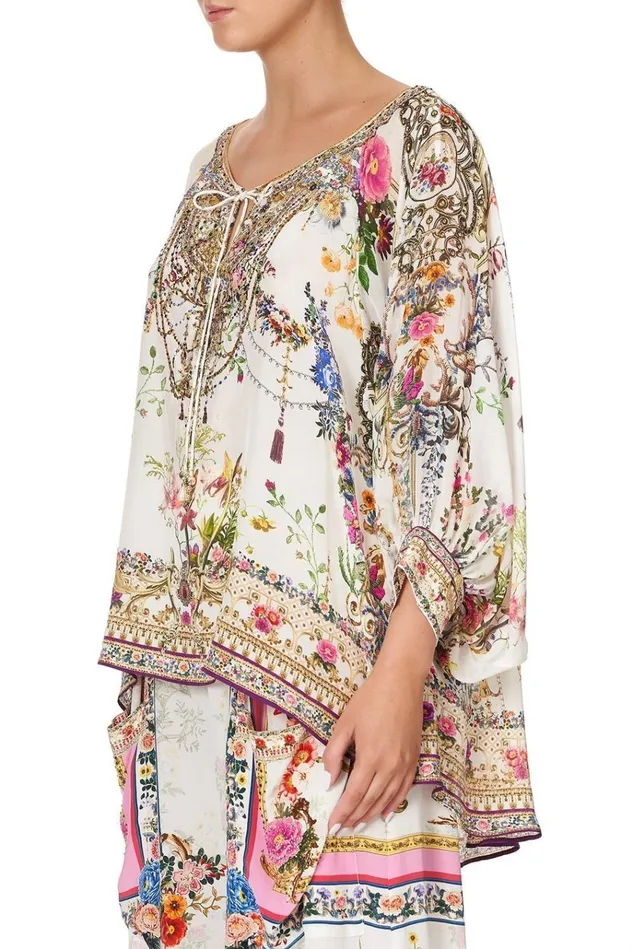 Camilla Modest Clothing Women Raglan Sleeve Blouse With Cuff By The Meadow