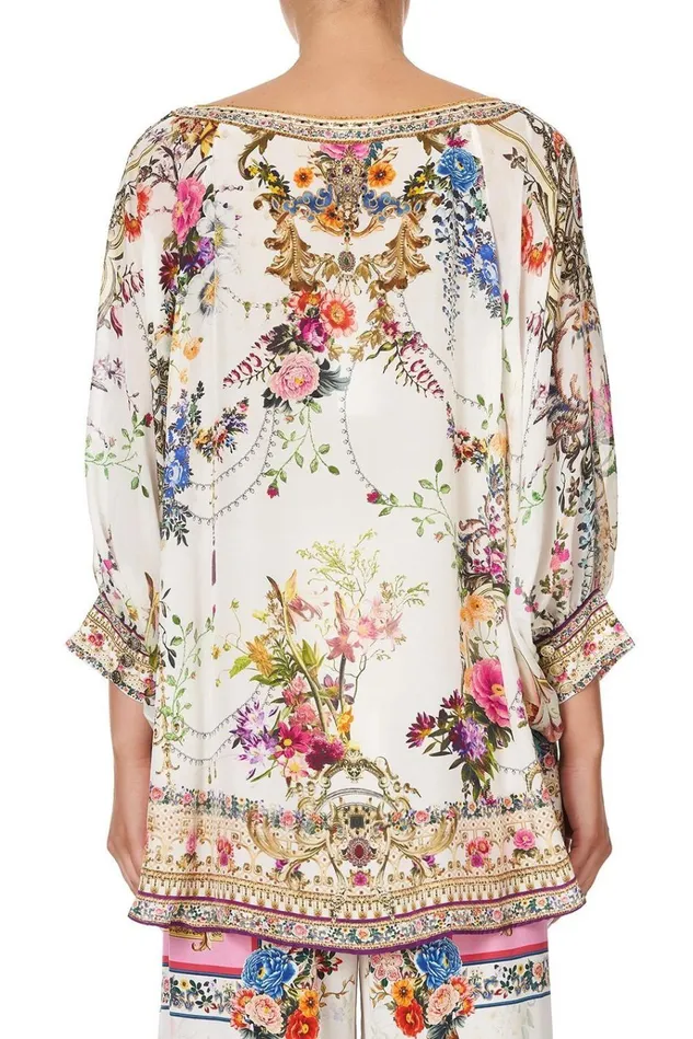 Camilla Modest Clothing Women Raglan Sleeve Blouse With Cuff By The Meadow