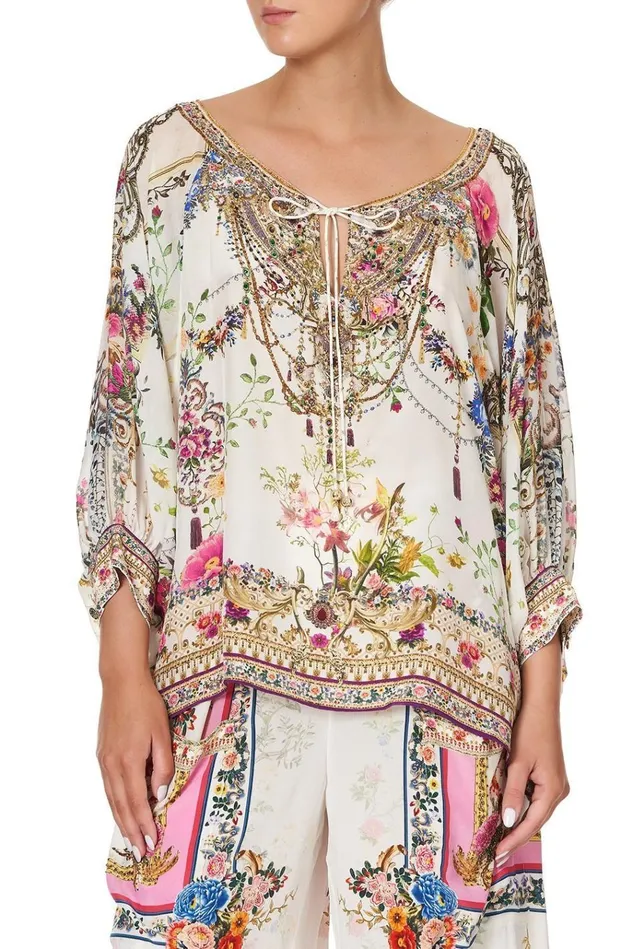 Camilla Modest Clothing Women Raglan Sleeve Blouse With Cuff By The Meadow