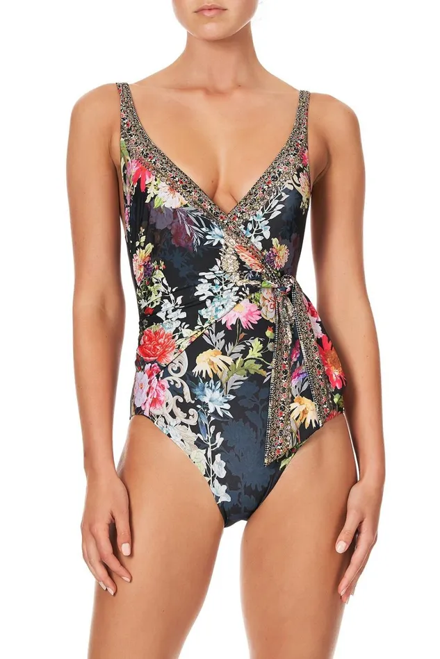 Camilla One Pieces Women Wrap Tie One Piece Hampton Hive