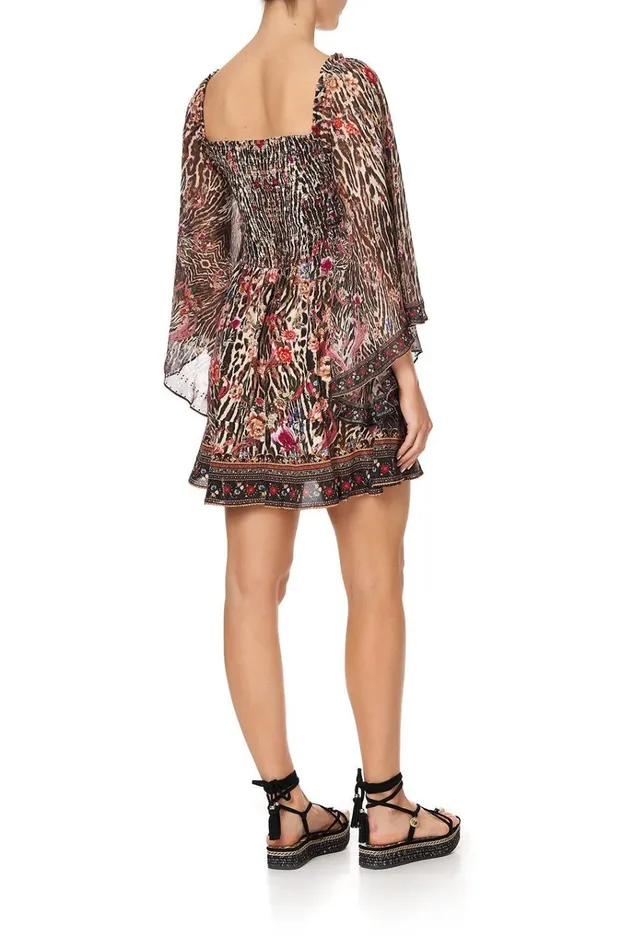 Camilla Party Dresses Women Shirred Bodice Mini Dress Liv A Little