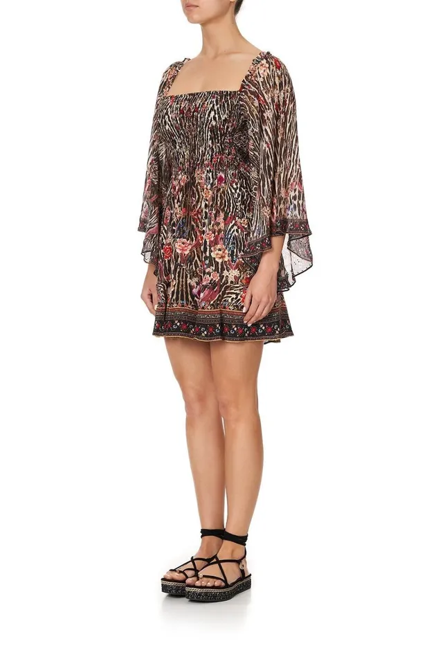 Camilla Party Dresses Women Shirred Bodice Mini Dress Liv A Little