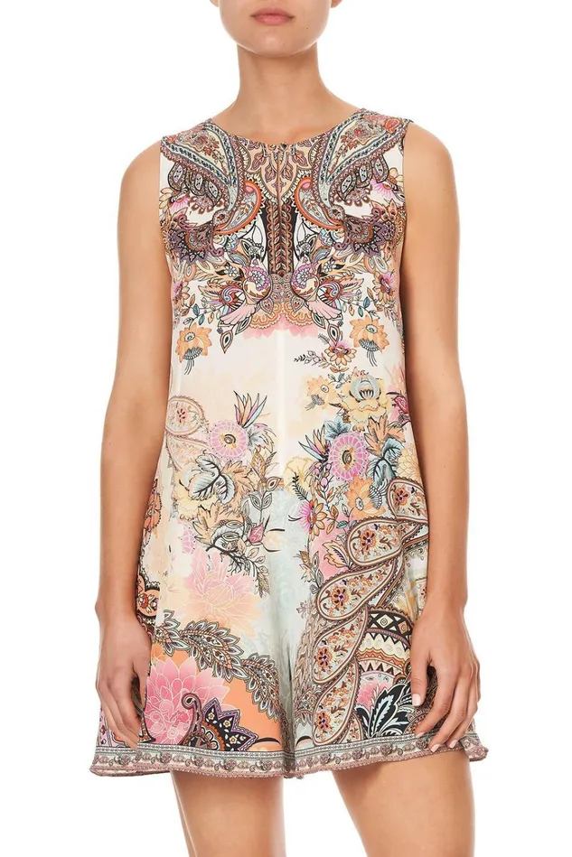 Camilla Playsuits and Jumpsuits Women Sleeveless Flared Playsuit Carnaby Disco