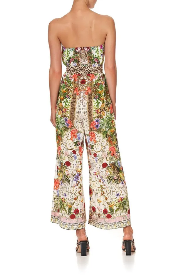 Camilla Playsuits and Jumpsuits Women Tie Waist Strapless Jumpsuit Fair Verona
