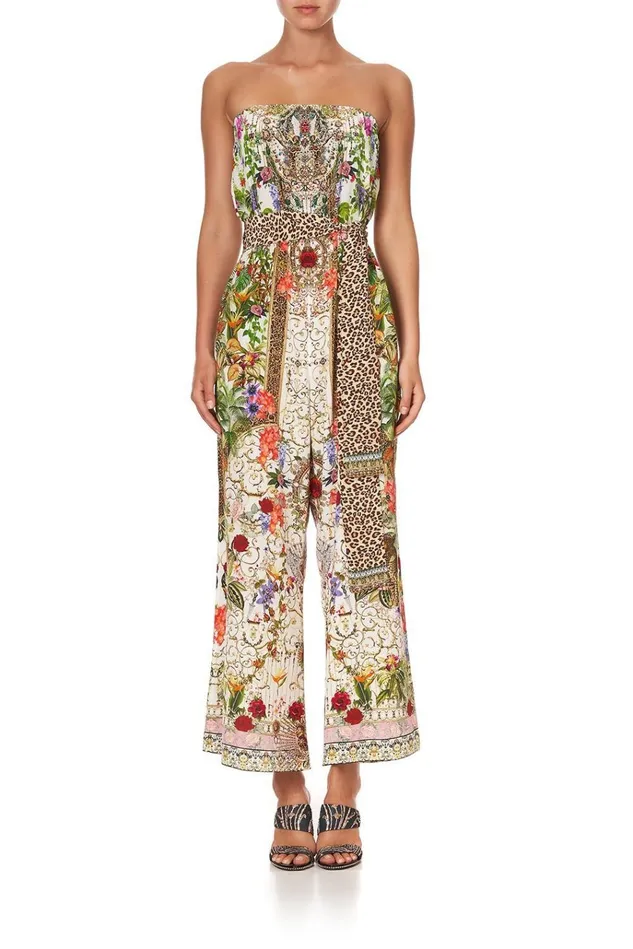 Camilla Playsuits and Jumpsuits Women Tie Waist Strapless Jumpsuit Fair Verona