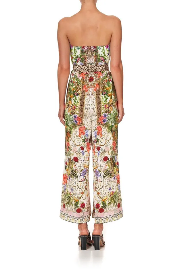 Camilla Playsuits and Jumpsuits Women Tie Waist Strapless Jumpsuit Fair Verona