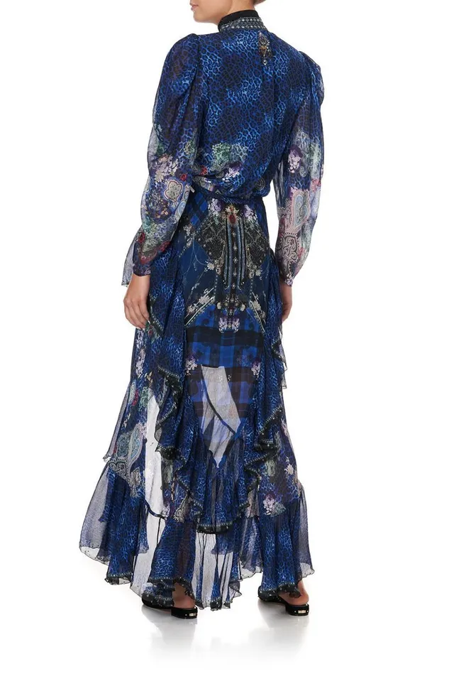 Camilla Skirts Women Maxi Skirt With Double Frill Camden Moon