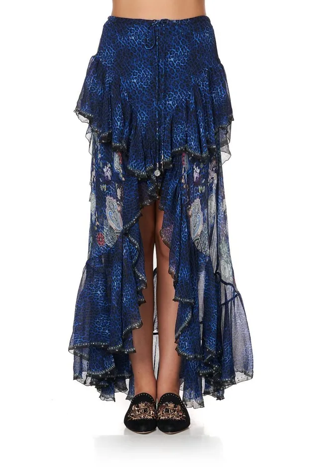 Camilla Skirts Women Maxi Skirt With Double Frill Camden Moon
