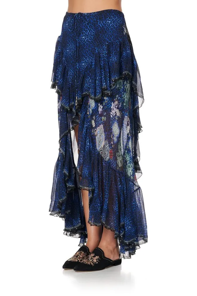 Camilla Skirts Women Maxi Skirt With Double Frill Camden Moon