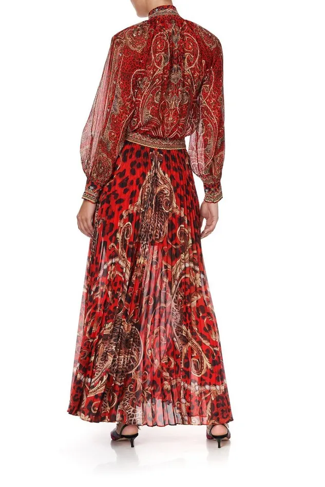 Camilla Skirts Women Pleated Full Hem Skirt Slave To The Rhythm