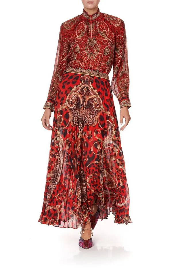 Camilla Skirts Women Pleated Full Hem Skirt Slave To The Rhythm