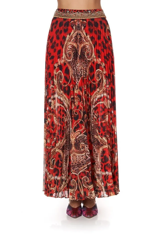 Camilla Skirts Women Pleated Full Hem Skirt Slave To The Rhythm