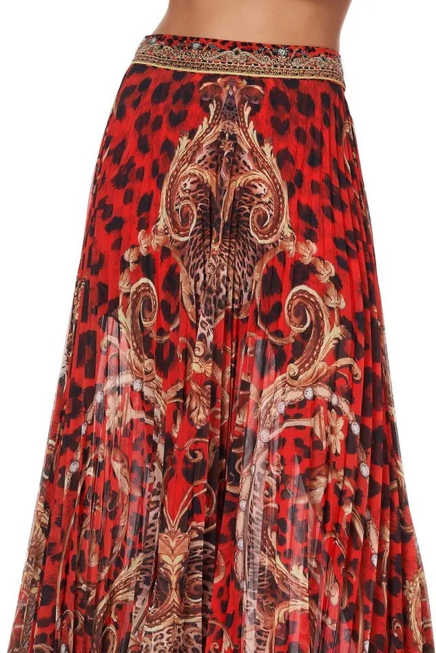 Camilla Skirts Women Pleated Full Hem Skirt Slave To The Rhythm