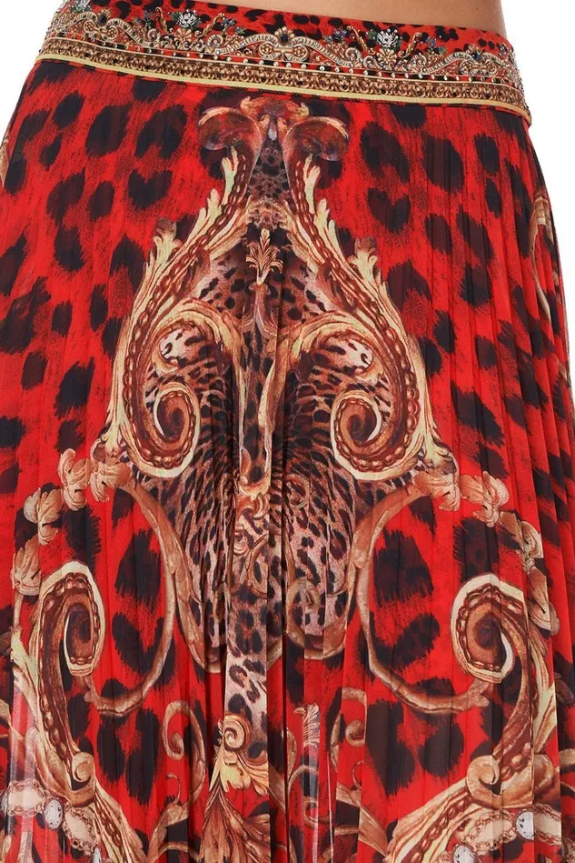 Camilla Skirts Women Pleated Full Hem Skirt Slave To The Rhythm