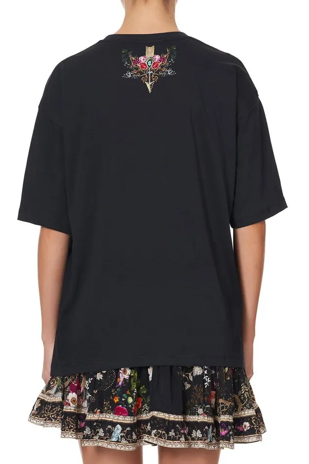 Camilla Tees Women Oversized Band Tee Mirror Mirror