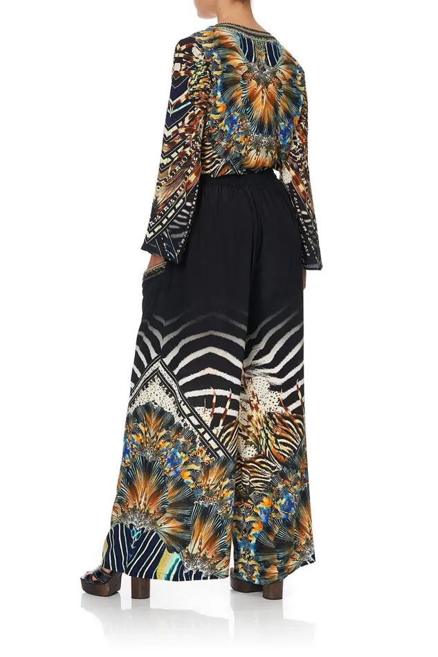 Camilla Tops Women Blouse With Side Split Underlay Lost Paradise