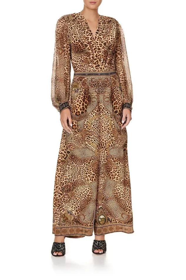 Camilla Tops Women Blouson Sleeve Body Suit Lady Lodge