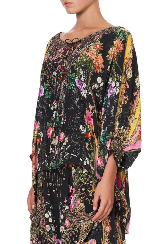 Camilla Tops Women Raglan Sleeve Blouse With Cuff Montagues Capulet
