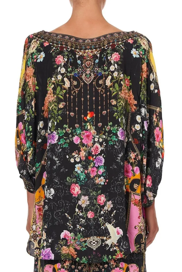 Camilla Tops Women Raglan Sleeve Blouse With Cuff Montagues Capulet
