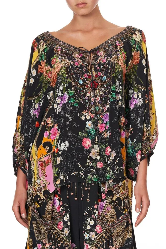 Camilla Tops Women Raglan Sleeve Blouse With Cuff Montagues Capulet