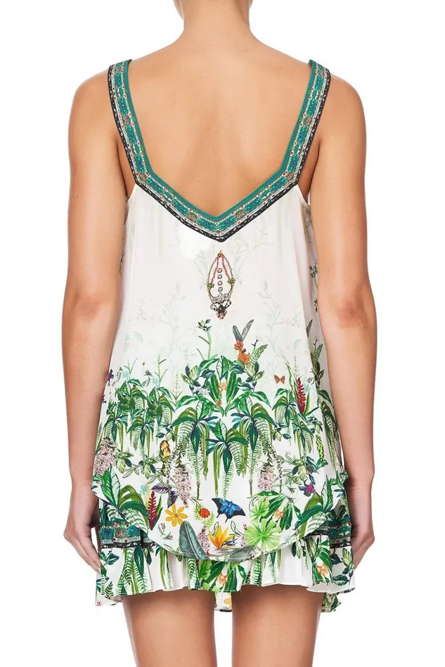 Camilla Tops Women VNeck Strap Top Daintree Darling