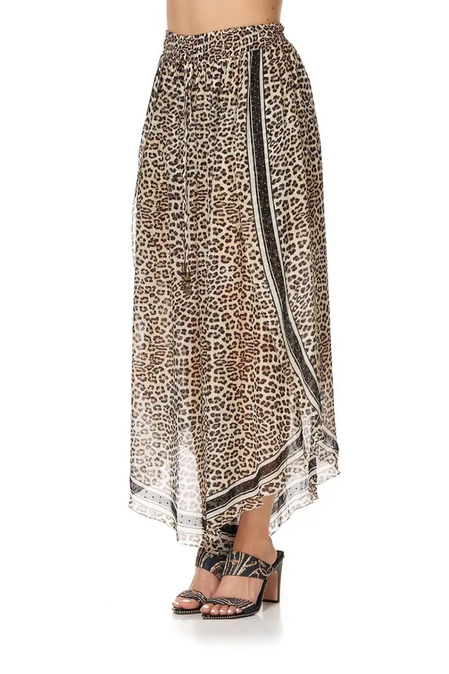 Camilla Trousers and Leggings Women Curved Hem Pant Sex Kitten